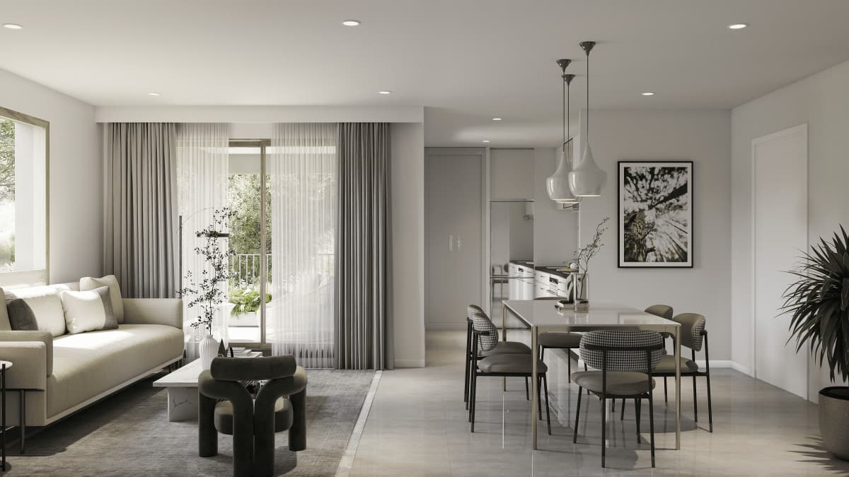 Appartement T3 + RDJardin